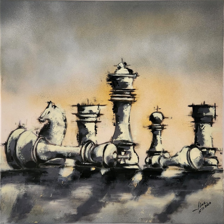 ArteDiAlina.com painting: Chasing Shadows
